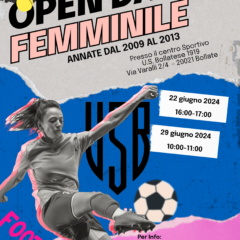 Open Day di Calcio Femminile 2024